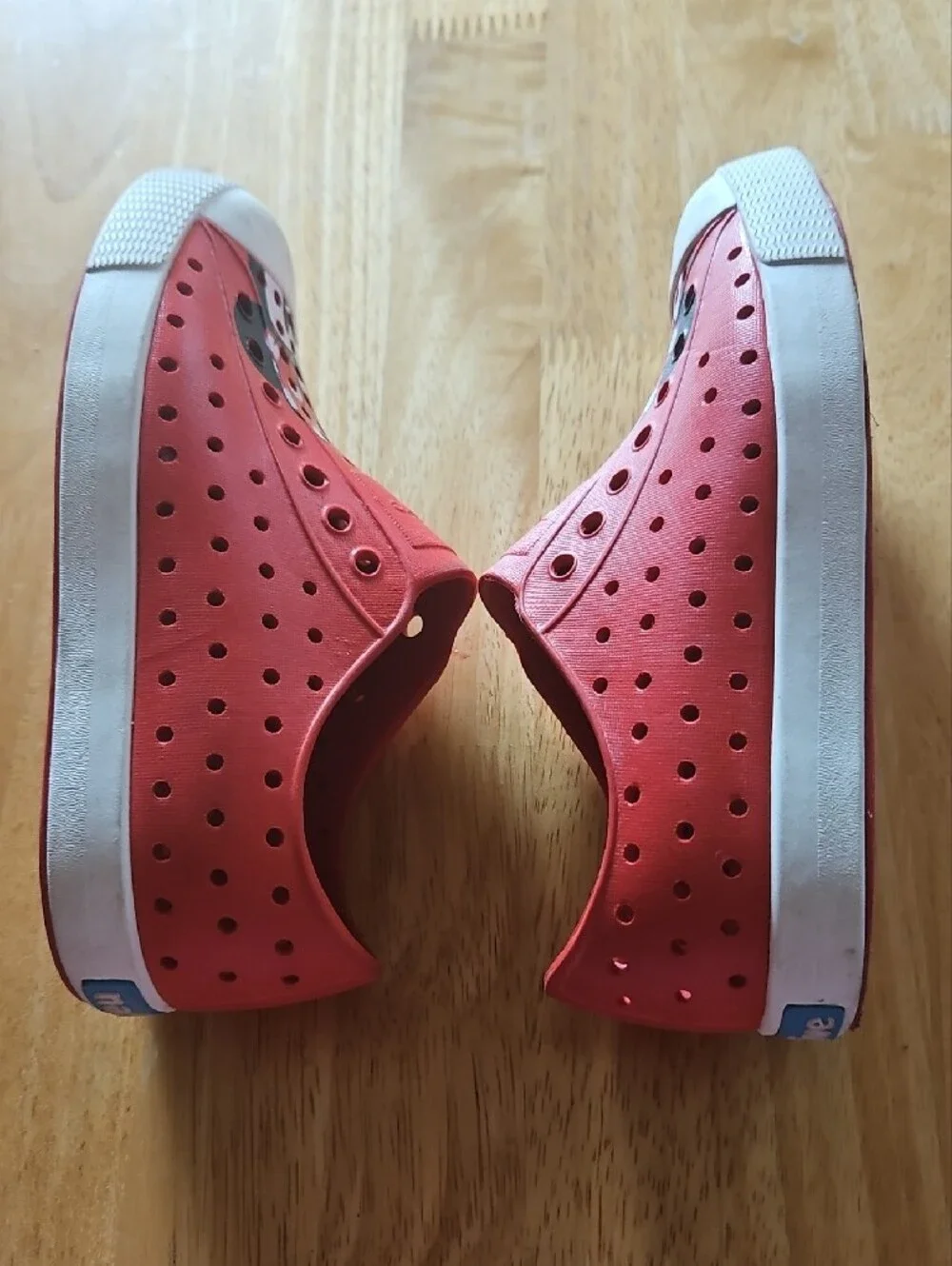 Native Kids Red Minnie Mouse Slip-On Water Shoes